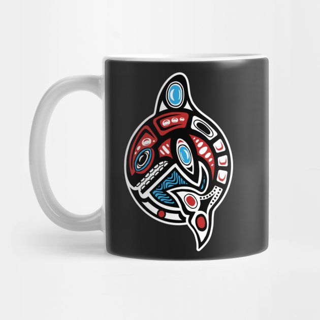 Orca Shamanic Animal Emblem by Quire